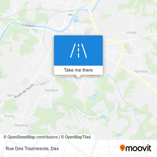 Rue Des Tournesols map