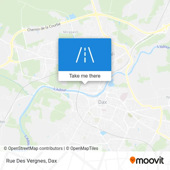 Rue Des Vergnes map