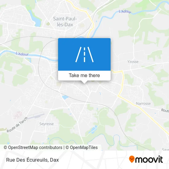 Rue Des Écureuils map