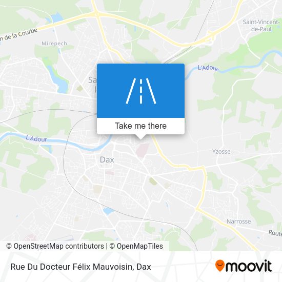 Rue Du Docteur Félix Mauvoisin map