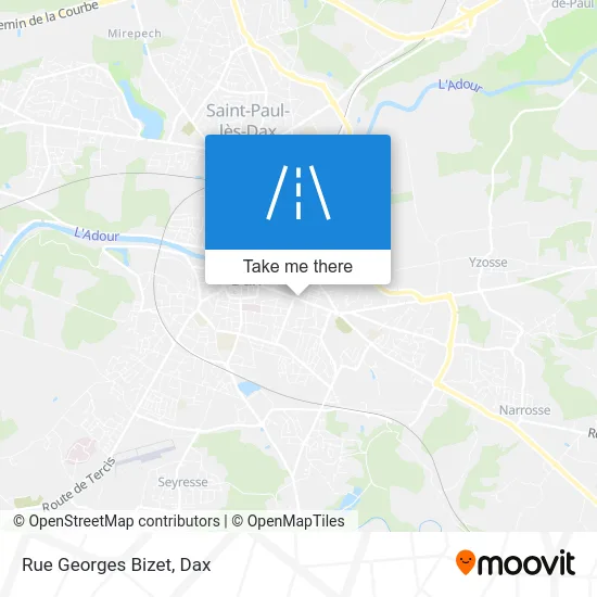 Rue Georges Bizet map