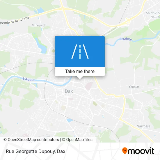 Rue Georgette Dupouy map