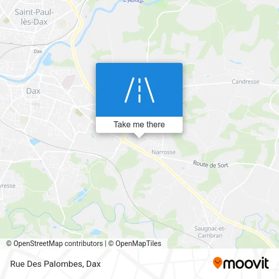 Rue Des Palombes map