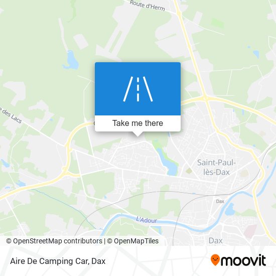 Mapa Aire De Camping Car