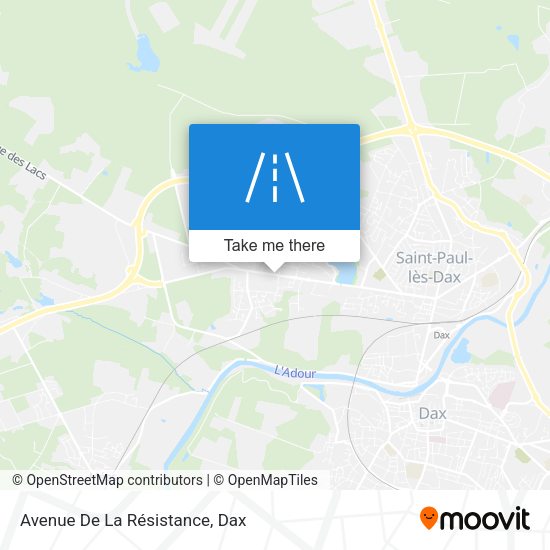Avenue De La Résistance map