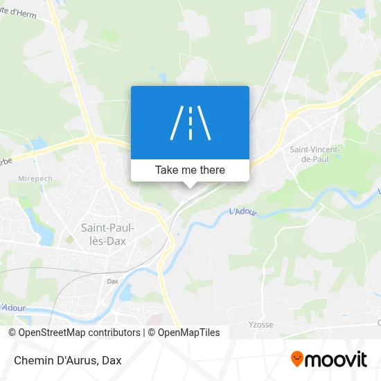 Chemin D'Aurus map