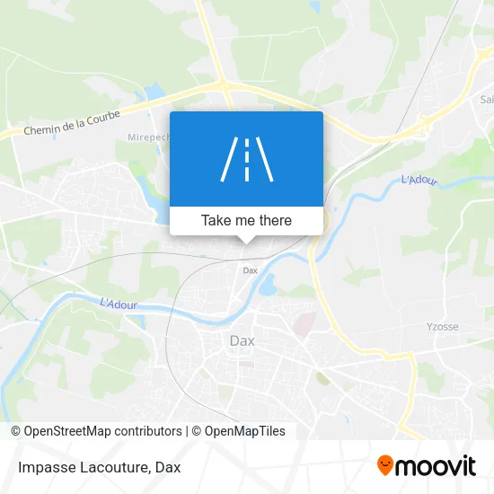 Impasse Lacouture map