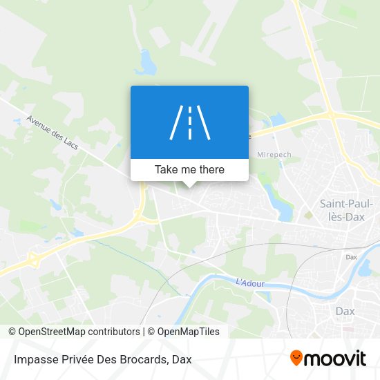 Impasse Privée Des Brocards map