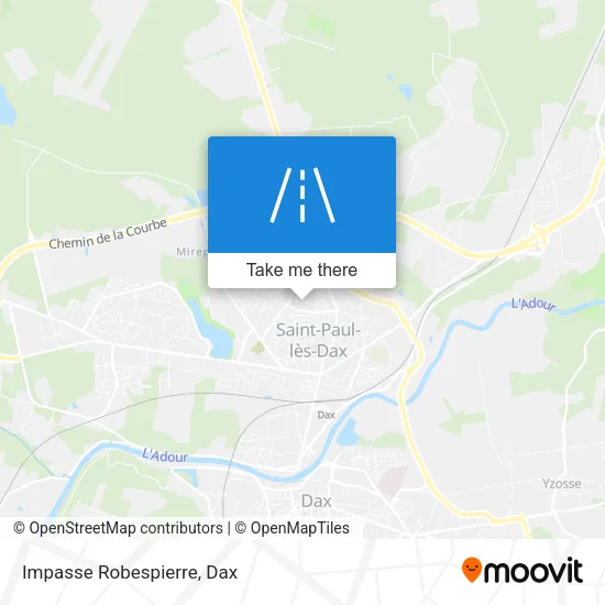 Impasse Robespierre map