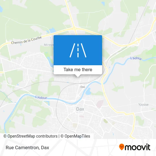 Rue Camentron map
