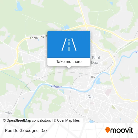 Rue De Gascogne map