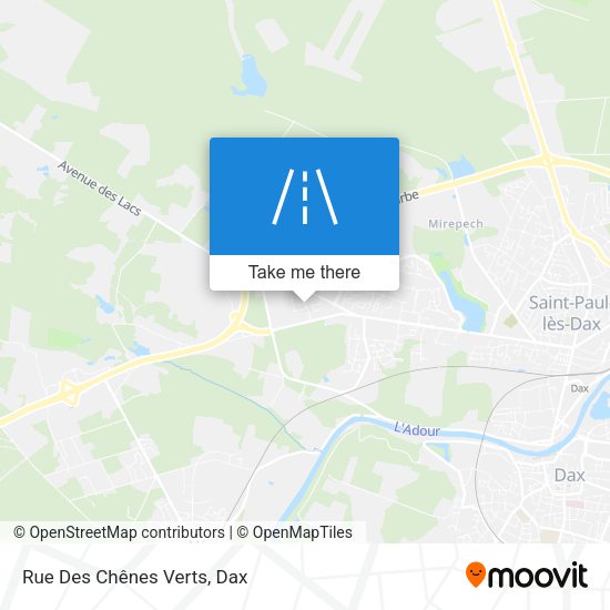 Rue Des Chênes Verts map