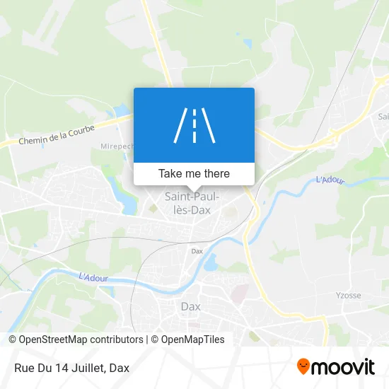 Rue Du 14 Juillet map