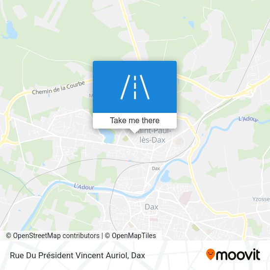Rue Du Président Vincent Auriol map