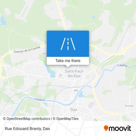 Rue Edouard Branly map