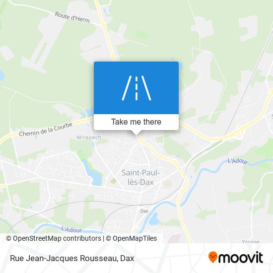 Rue Jean-Jacques Rousseau map