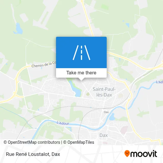 Rue René Loustalot map
