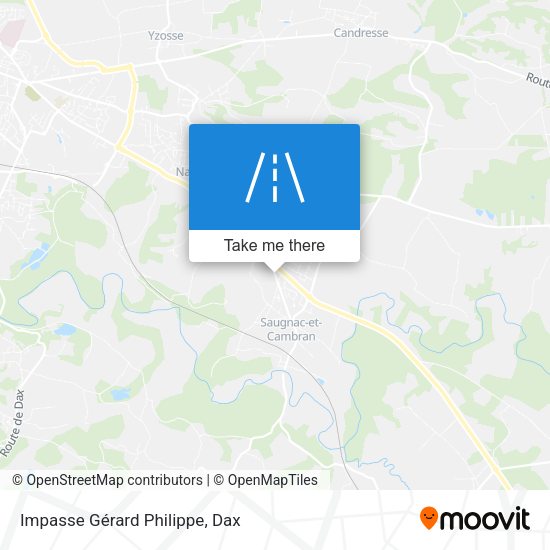 Impasse Gérard Philippe map