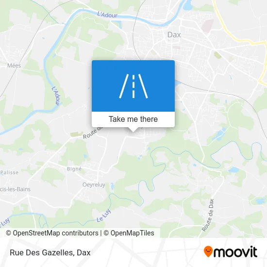 Rue Des Gazelles map