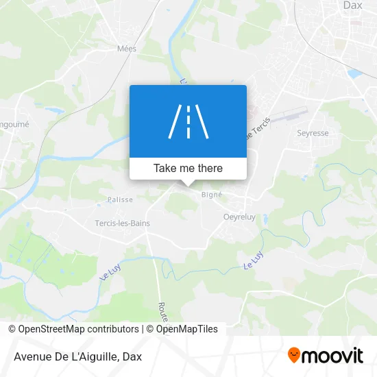Avenue De L'Aiguille map