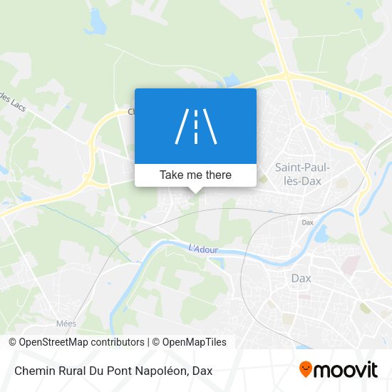 Chemin Rural Du Pont Napoléon map