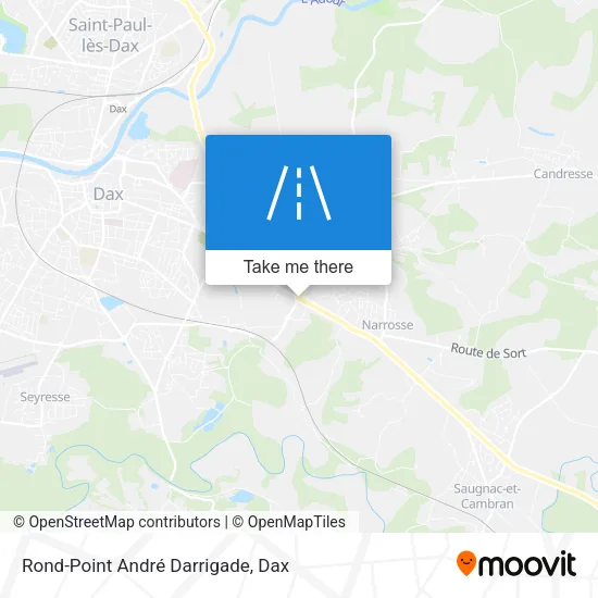 Rond-Point André Darrigade map