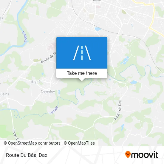 Route Du Bâa map
