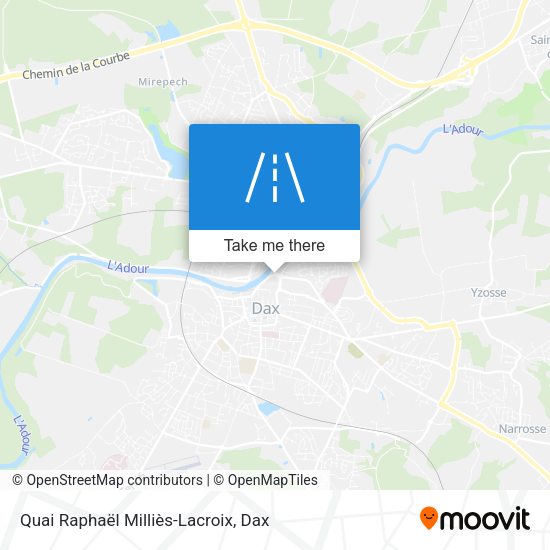 Quai Raphaël Milliès-Lacroix map