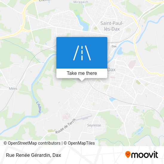 Rue Renée Gérardin map