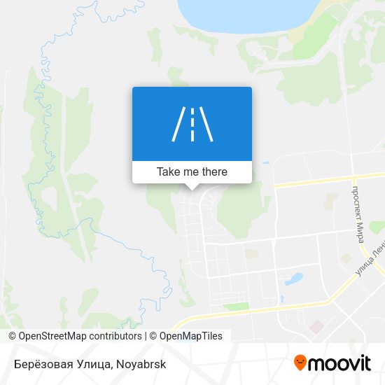 Берёзовая Улица map