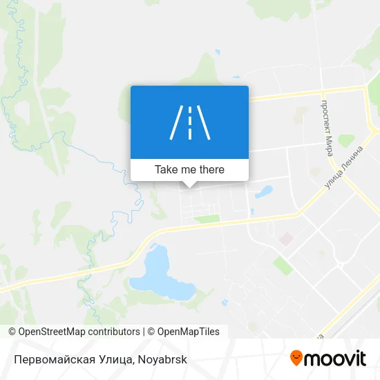 Первомайская Улица map