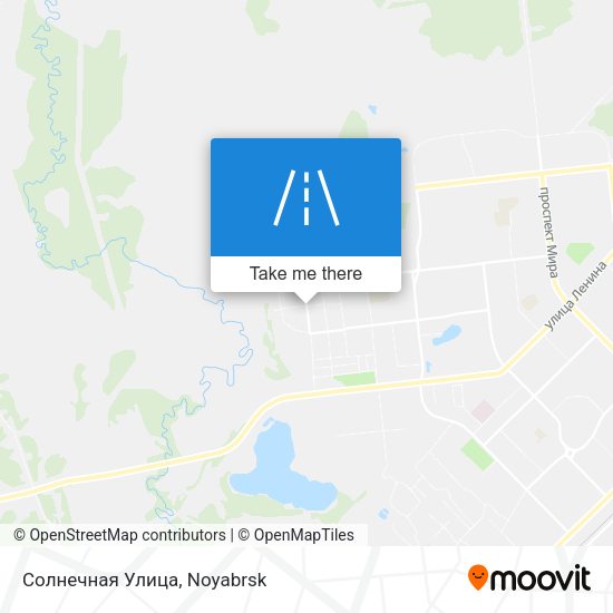 Солнечная Улица map
