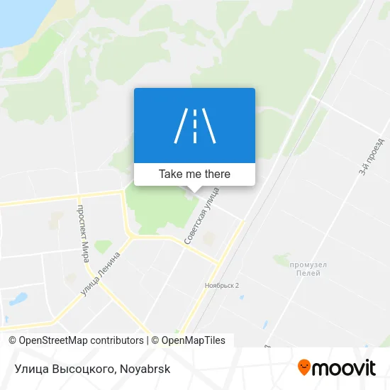 Улица Высоцкого map
