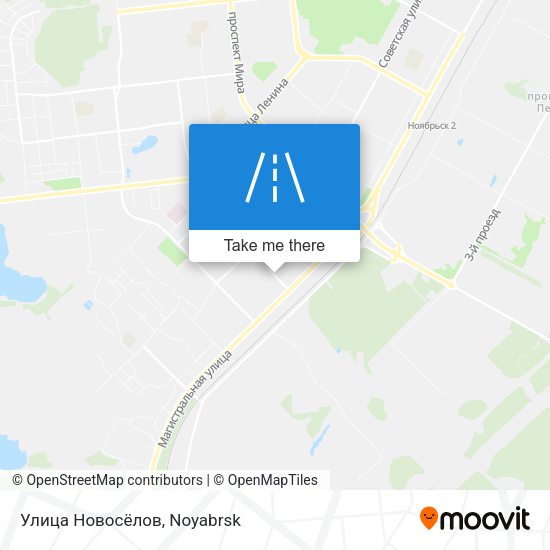 Улица Новосёлов map