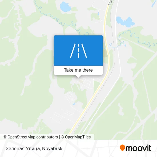 Зелёная Улица map