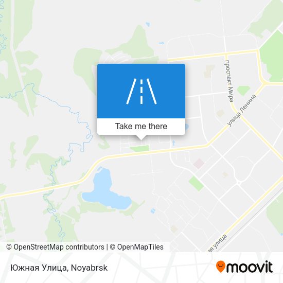 Южная Улица map