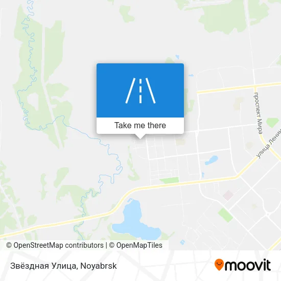 Звёздная Улица map