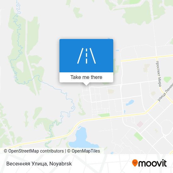 Весенняя Улица map
