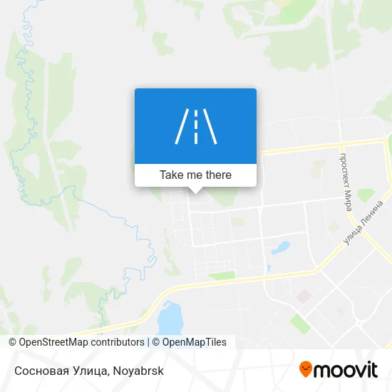 Сосновая Улица map