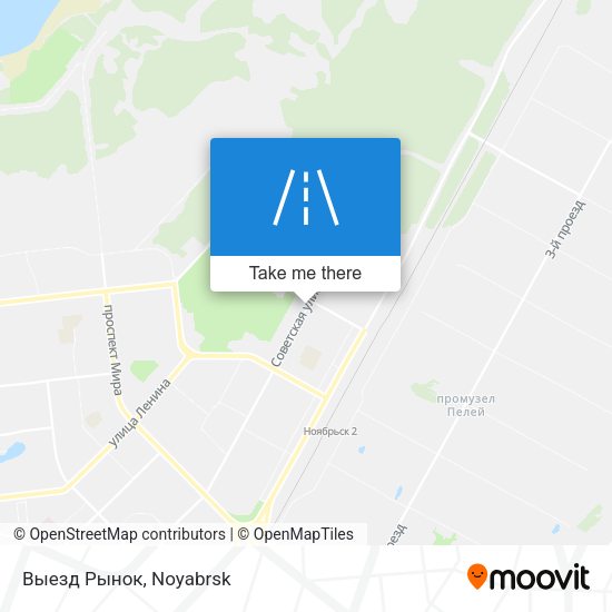 Выезд Рынок map