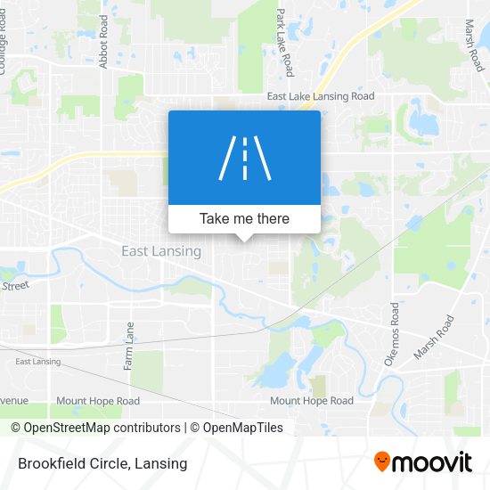 Mapa de Brookfield Circle