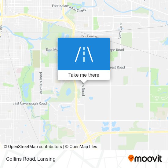 Mapa de Collins Road