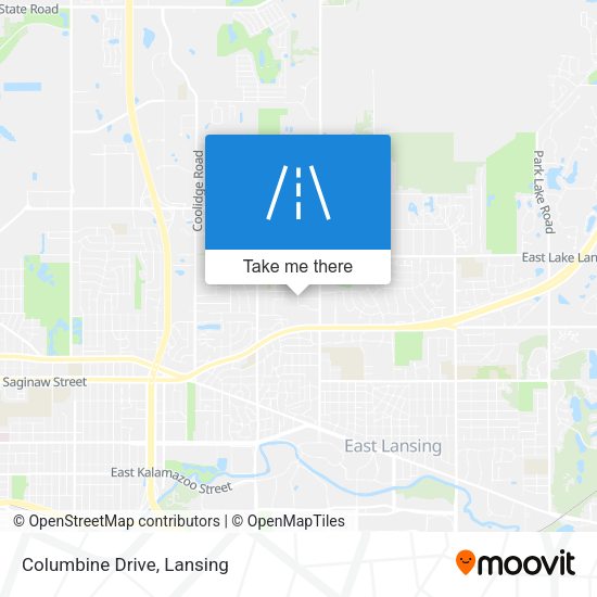 Mapa de Columbine Drive