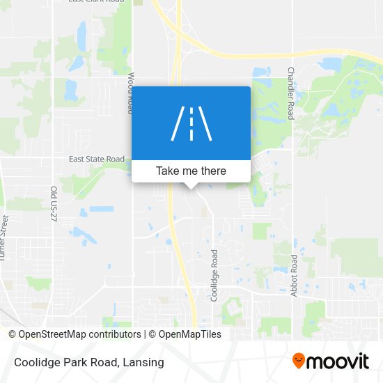 Coolidge Park Road map
