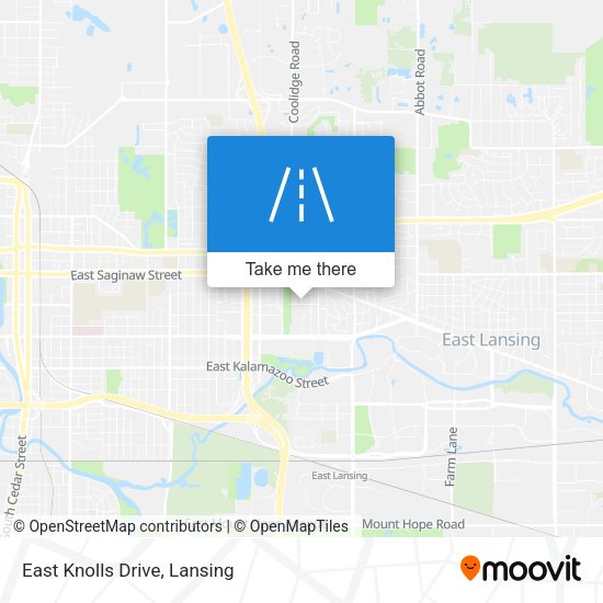 Mapa de East Knolls Drive
