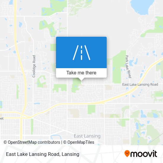 Mapa de East Lake Lansing Road