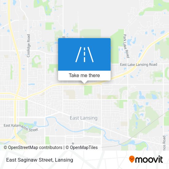Mapa de East Saginaw Street