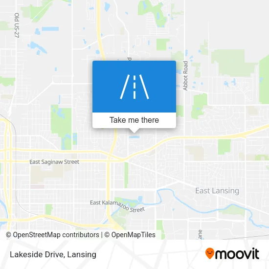 Mapa de Lakeside Drive