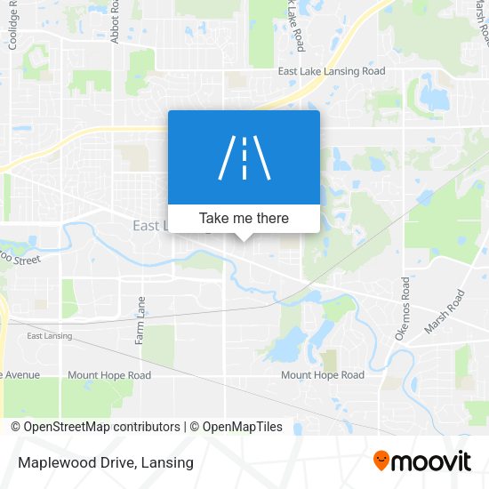 Maplewood Drive map