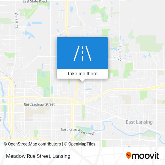 Mapa de Meadow Rue Street